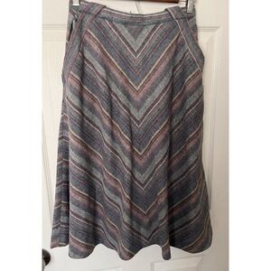 Vintage Summit Of Boston Women's 70s Tweed Maxi Skirt No Size Tag Waist 27"